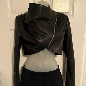 RUDSAK leather bolero